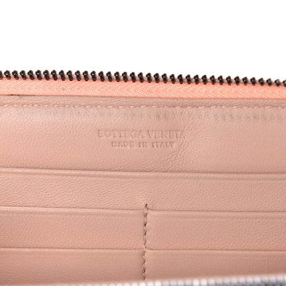Bottega Veneta Nappa Intrecciato Ayers Zip Around Wallet Flamingo 6 of 17