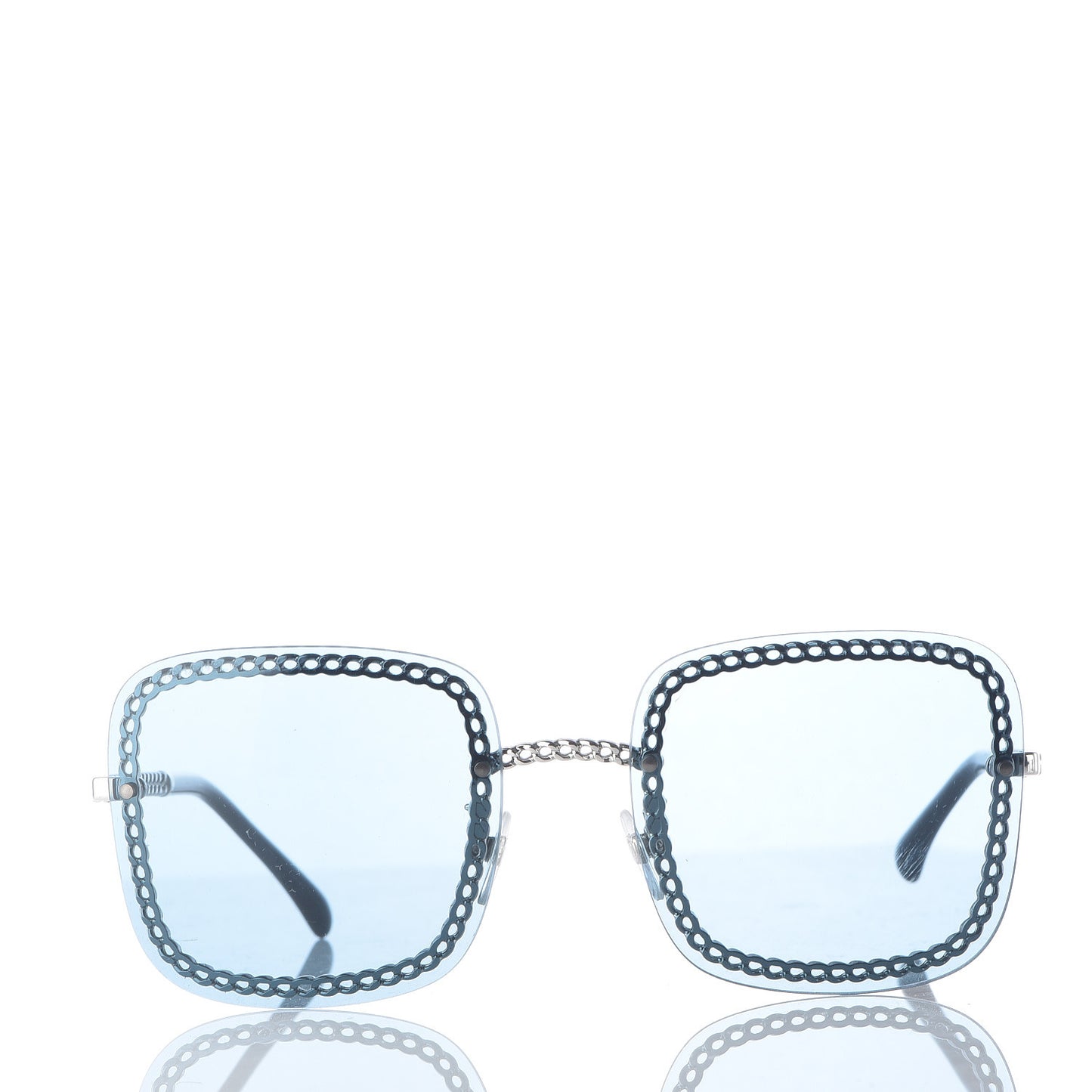 Chain Square Sunglasses 4244 Blue