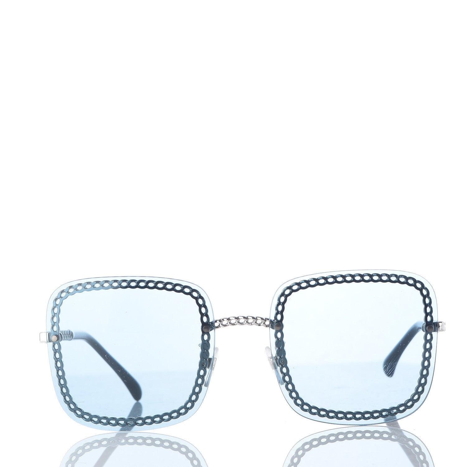Chanel Chain Square Sunglasses 4244 Blue 3 of 8