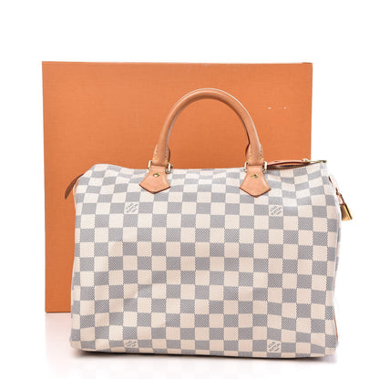 Louis Vuitton Damier Azur Speedy 30 9 of 9