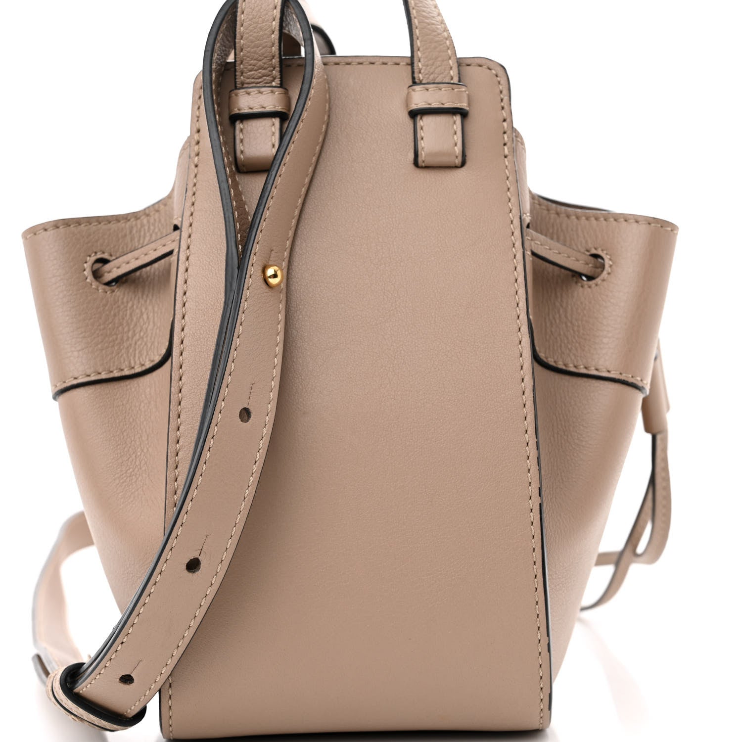 Loewe Calfskin Mini Hammock Shoulder Bag Light Oat 8 of 11