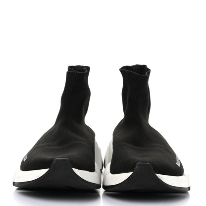 Balenciaga Technical 3D Recycled Knit Bi-Color Sole Womens Speed 2.0 Sneakers 37 Black White 2 of 13