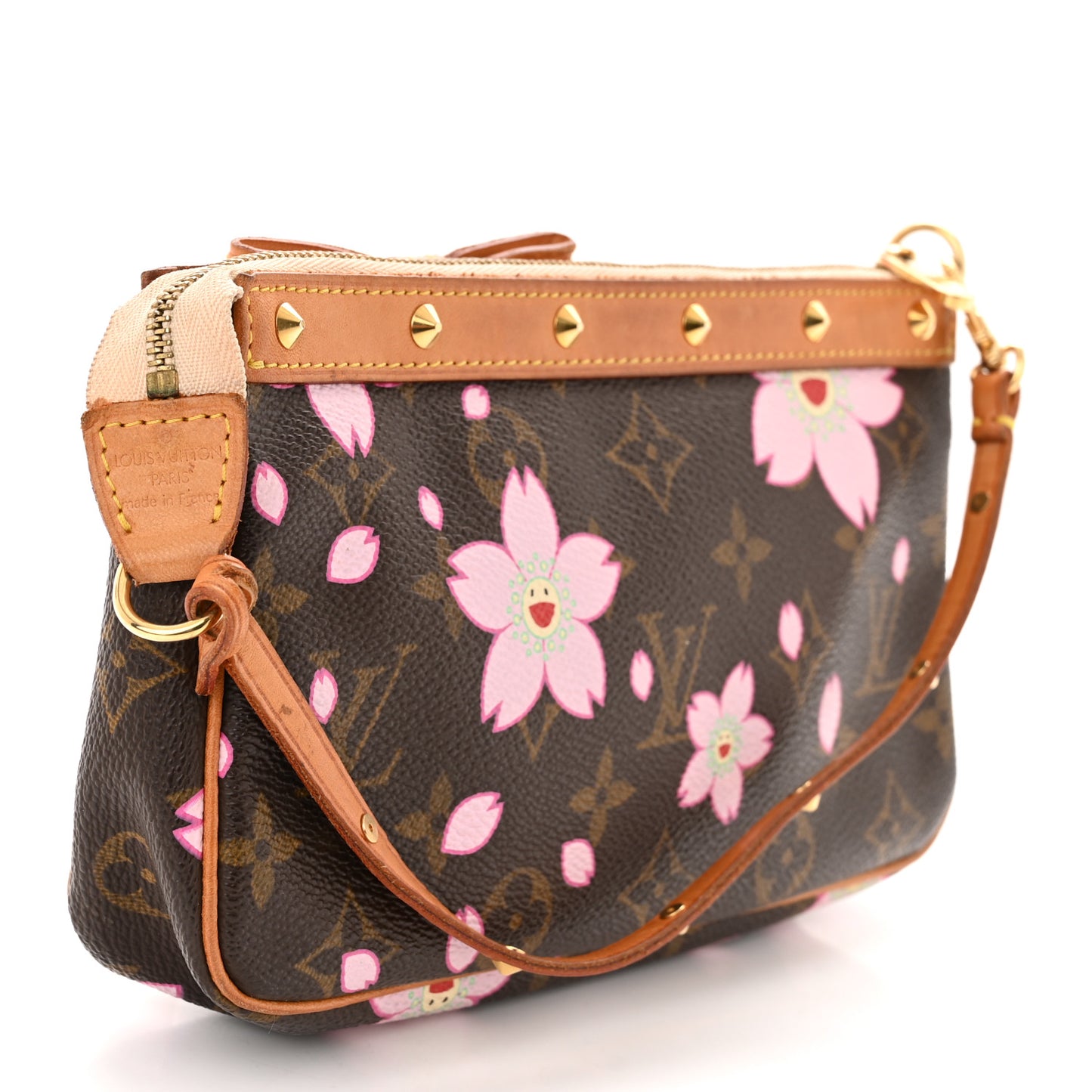 Monogram Cherry Blossom Pochette Accessories Brown