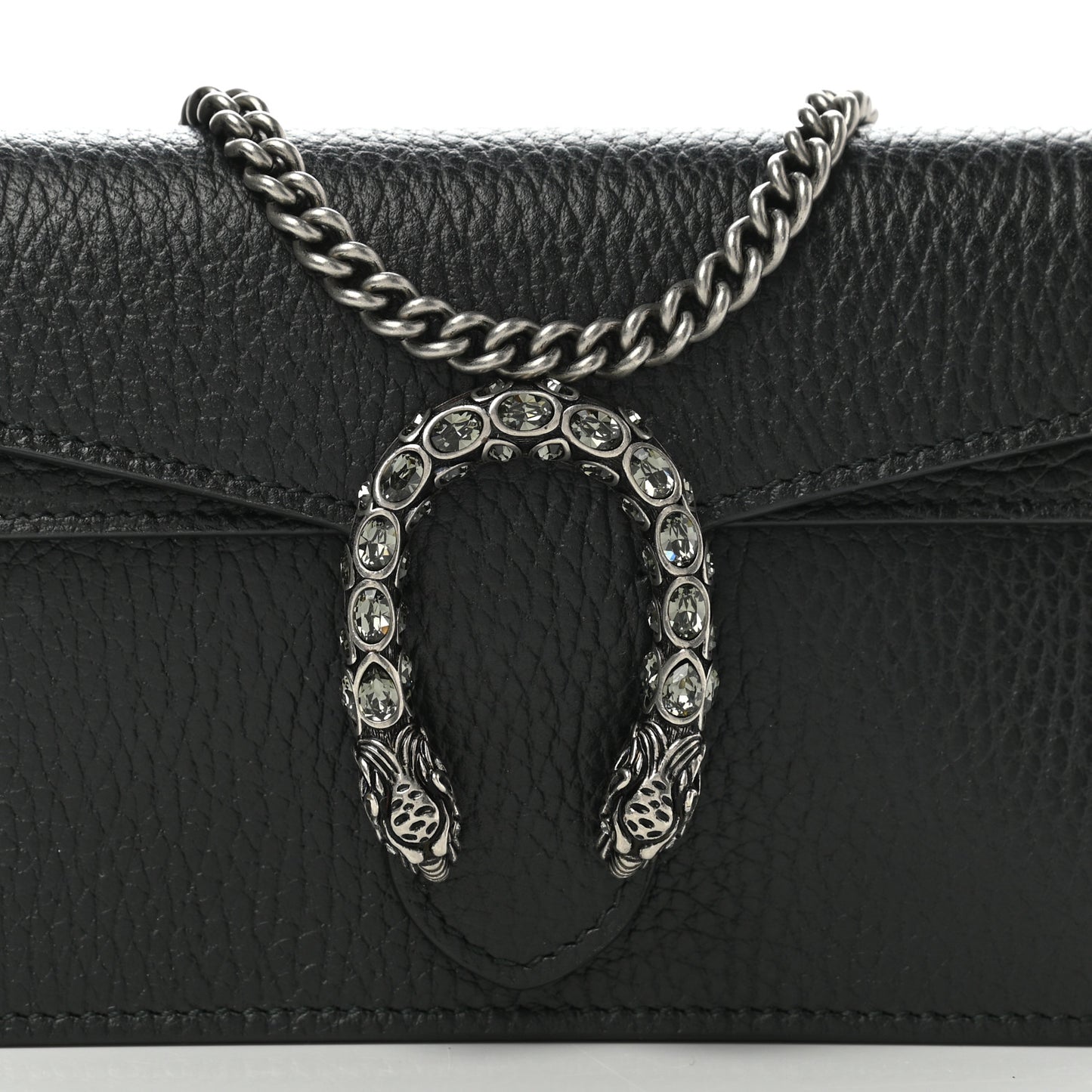 Calfskin Super Mini Dionysus Shoulder Bag Black