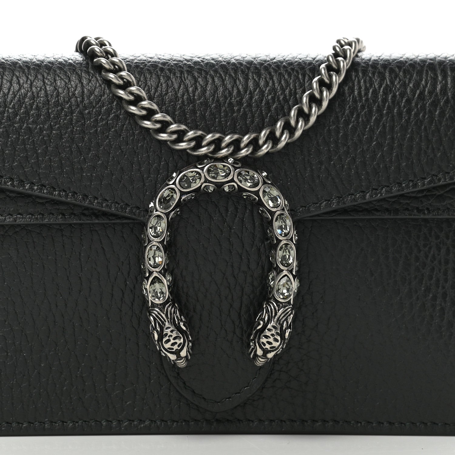 Gucci Calfskin Super Mini Dionysus Shoulder Bag Black 7 of 10