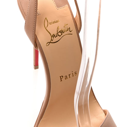 Christian Louboutin Nappa Loubi Queen 120 Pumps 38 Nude 7 of 8