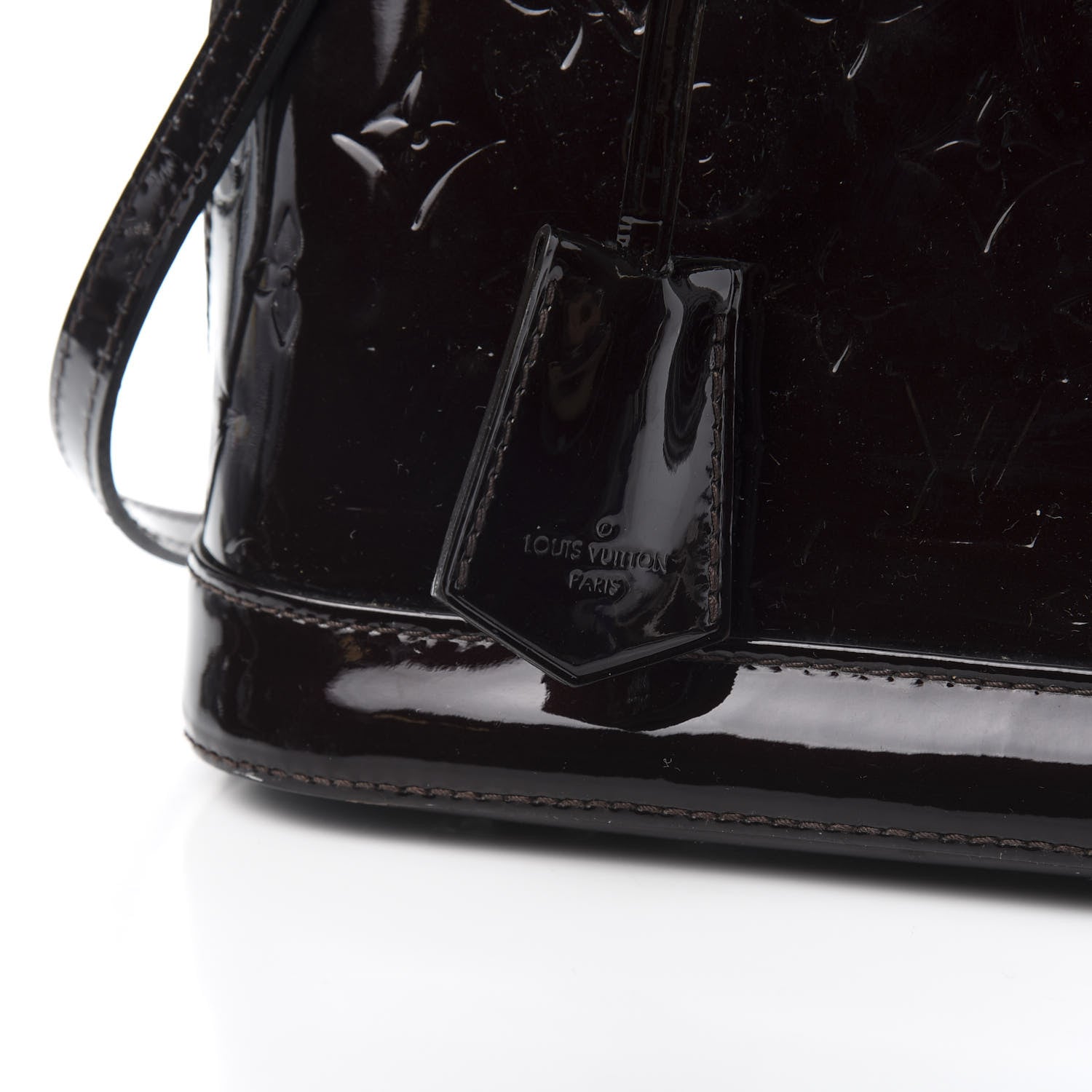 Louis Vuitton Vernis Alma BB Amarante 11 of 11