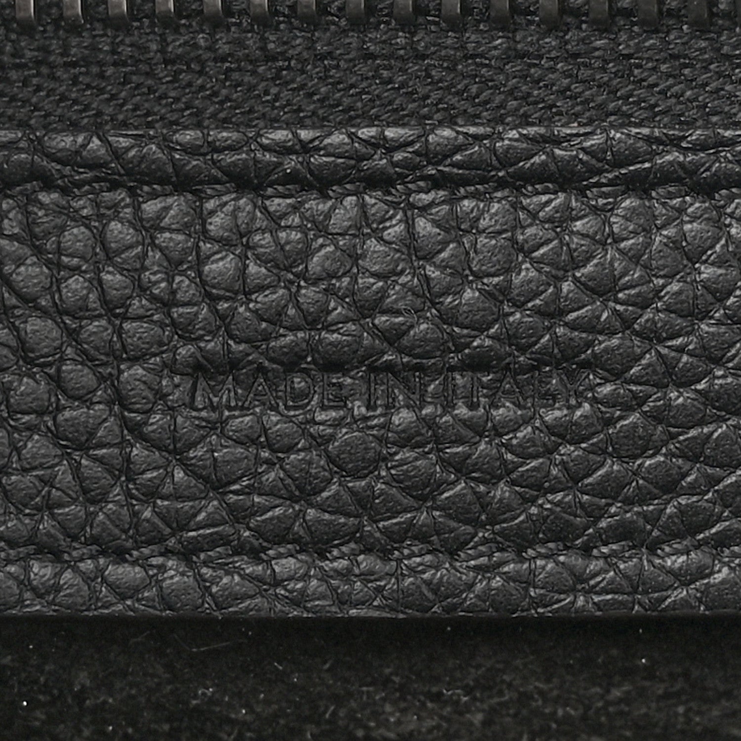 Celine Drummed Calfskin Micro Luggage Black 7 of 12
