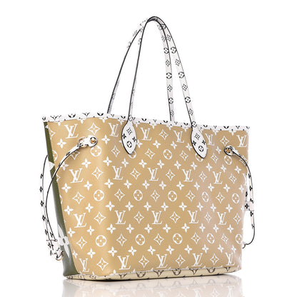 Louis Vuitton Monogram Giant Neverfull MM Kaki 3 of 9