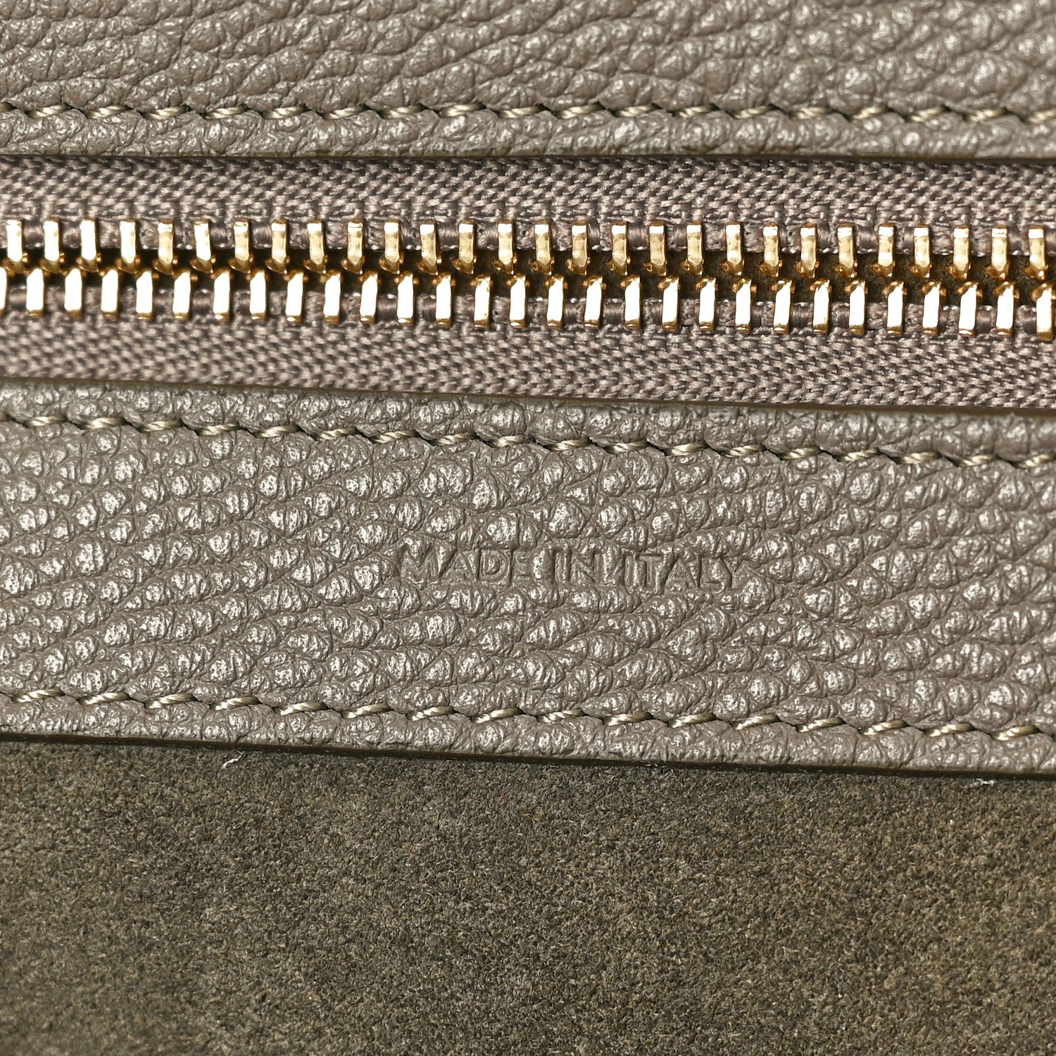 Celine Soft Grained Calfskin Small Belt Cabas Phantom Taupe 6 of 12
