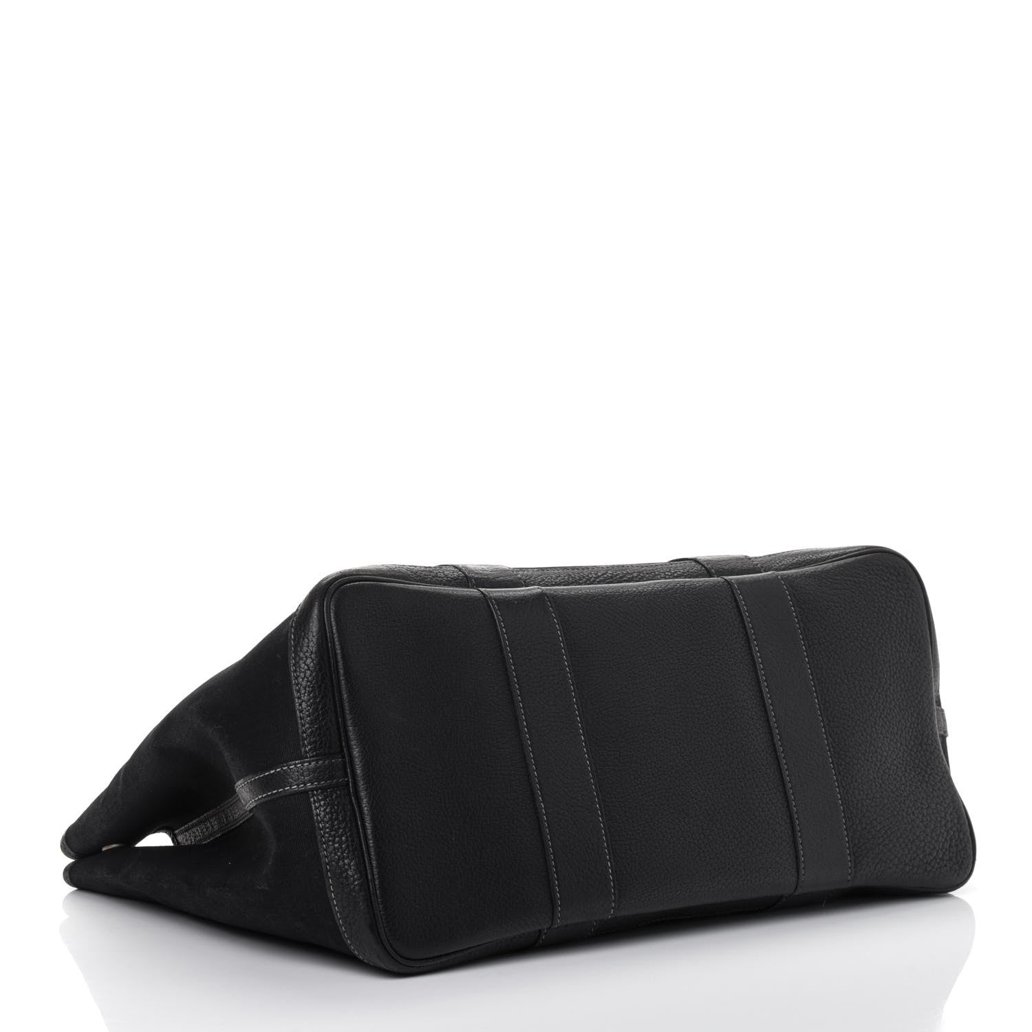 Hermes Toile Negonda Garden Party Tote 36 MM Black 3 of 4