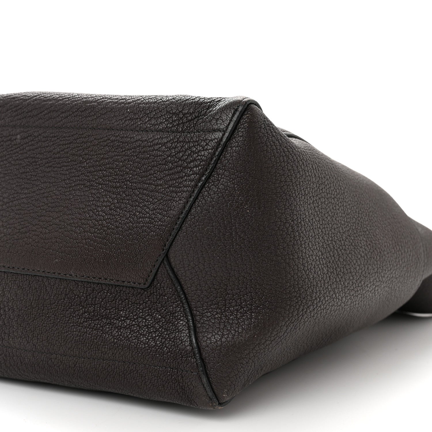 Celine Soft Grained Calfskin Sangle Bucket Bag Ecorce 9 of 13