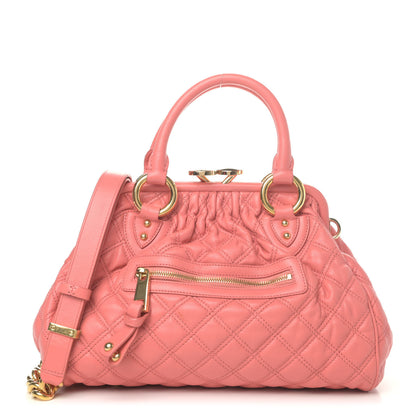 Marc Jacobs Calfskin Quilted Stam Flamingo 1 of 4