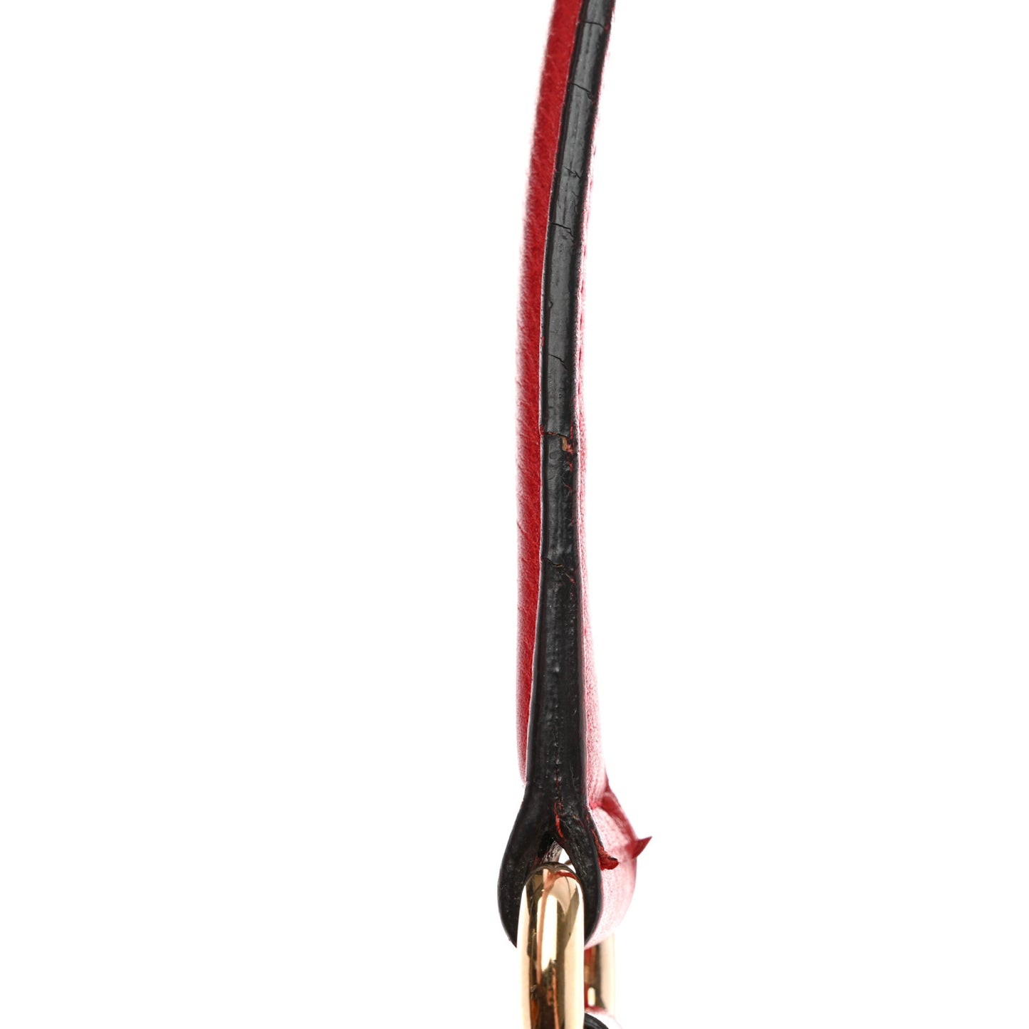 Pebbled Calfskin Large Soho Shoulder Bag Red Red