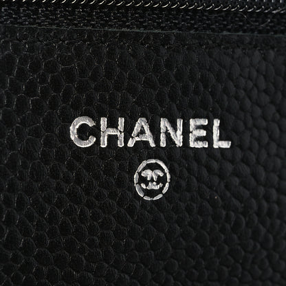 Chanel Caviar Quilted Wallet on Chain WOC Black 6 of 12