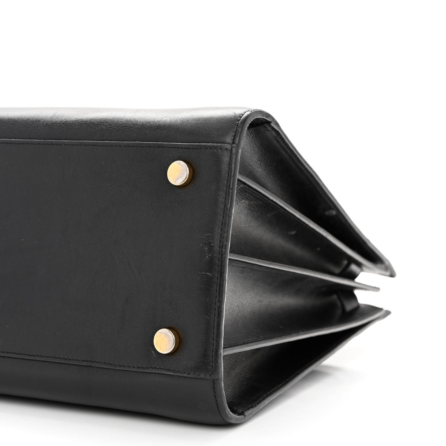 Smooth Calfskin Small Sac De Jour Black