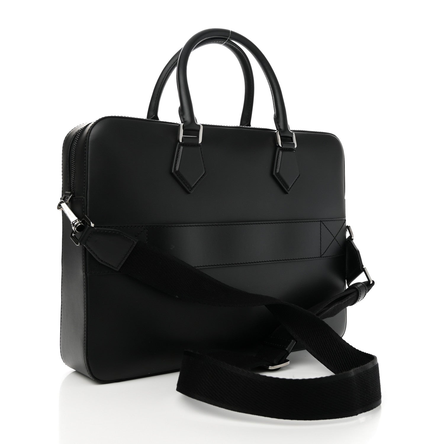 Dolce & Gabbana Calfskin Embossed Briefcase Black 3 of 9