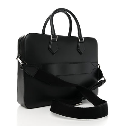 Dolce & Gabbana Calfskin Embossed Briefcase Black 3 of 9