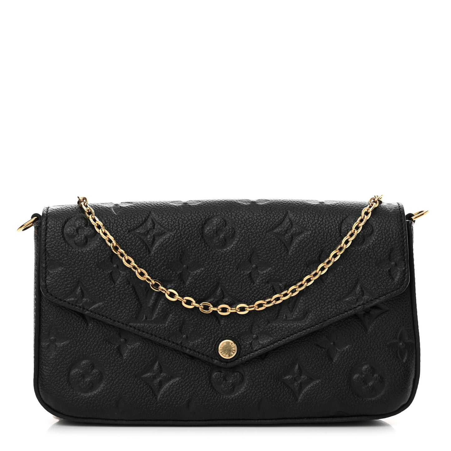 Empreinte Pochette Felicie Chain Wallet Black