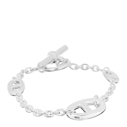 Hermes Sterling Silver Farandole Bracelet LG 1 of 4