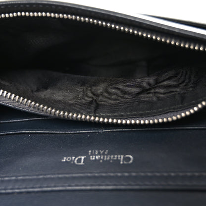Christian Dior Metallic Patent Micro-Cannage Diorama Wallet on Chain Pouch Silver 5 of 10