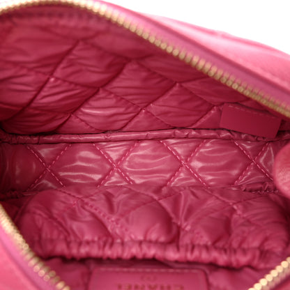 Chanel Caviar Quilted Small Curvy Pouch Cosmetic Case Pink 5 of 7