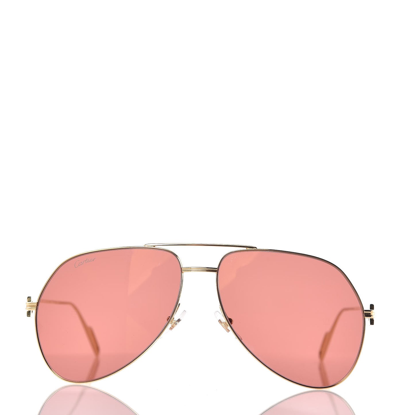Premiere De Aviator Sunglasses Red Gold