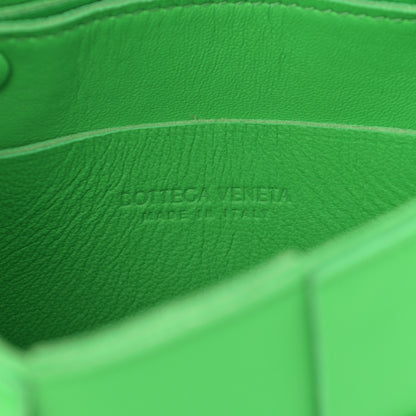 Bottega Veneta Lambskin Maxi Intrecciato Extra Mini Cassette Crossbody Bag Parakeet 6 of 10