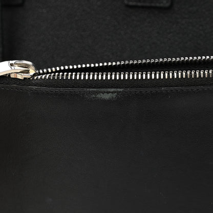 Saint Laurent Grained Calfskin Baby Sac De Jour Black 12 of 15