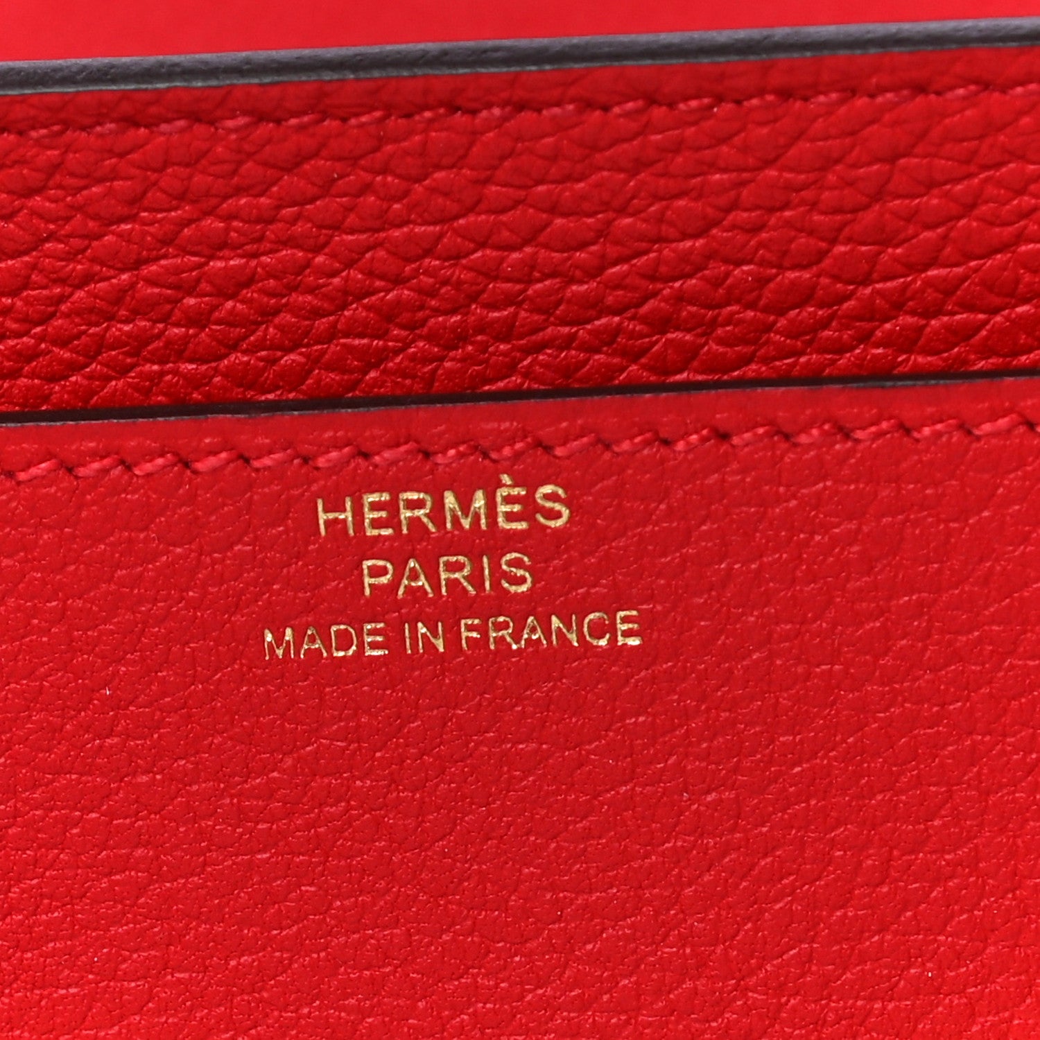 Hermes Evercolor Constance Long Wallet Rouge De Coeur 6 of 10