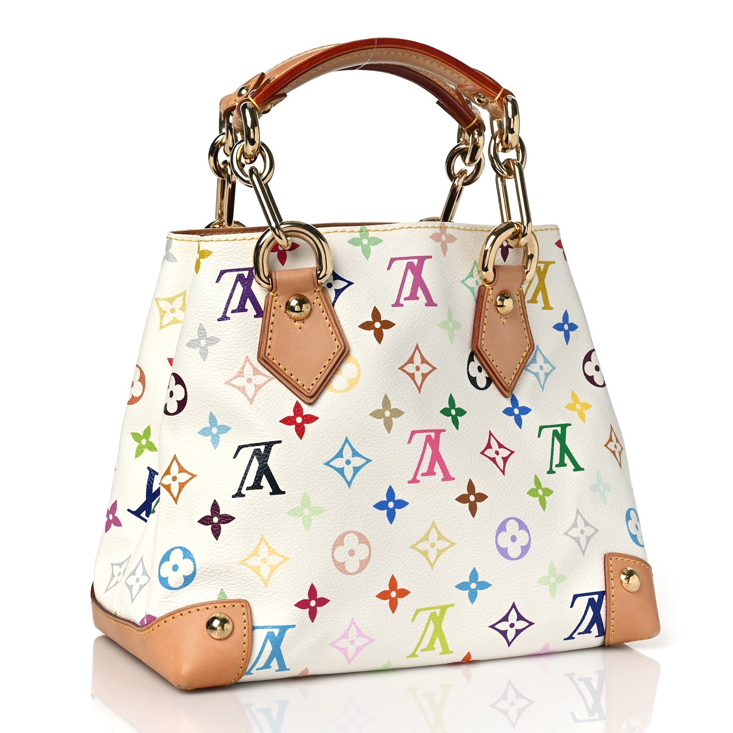 Louis Vuitton Monogram Multicolor Audra White 3 of 8