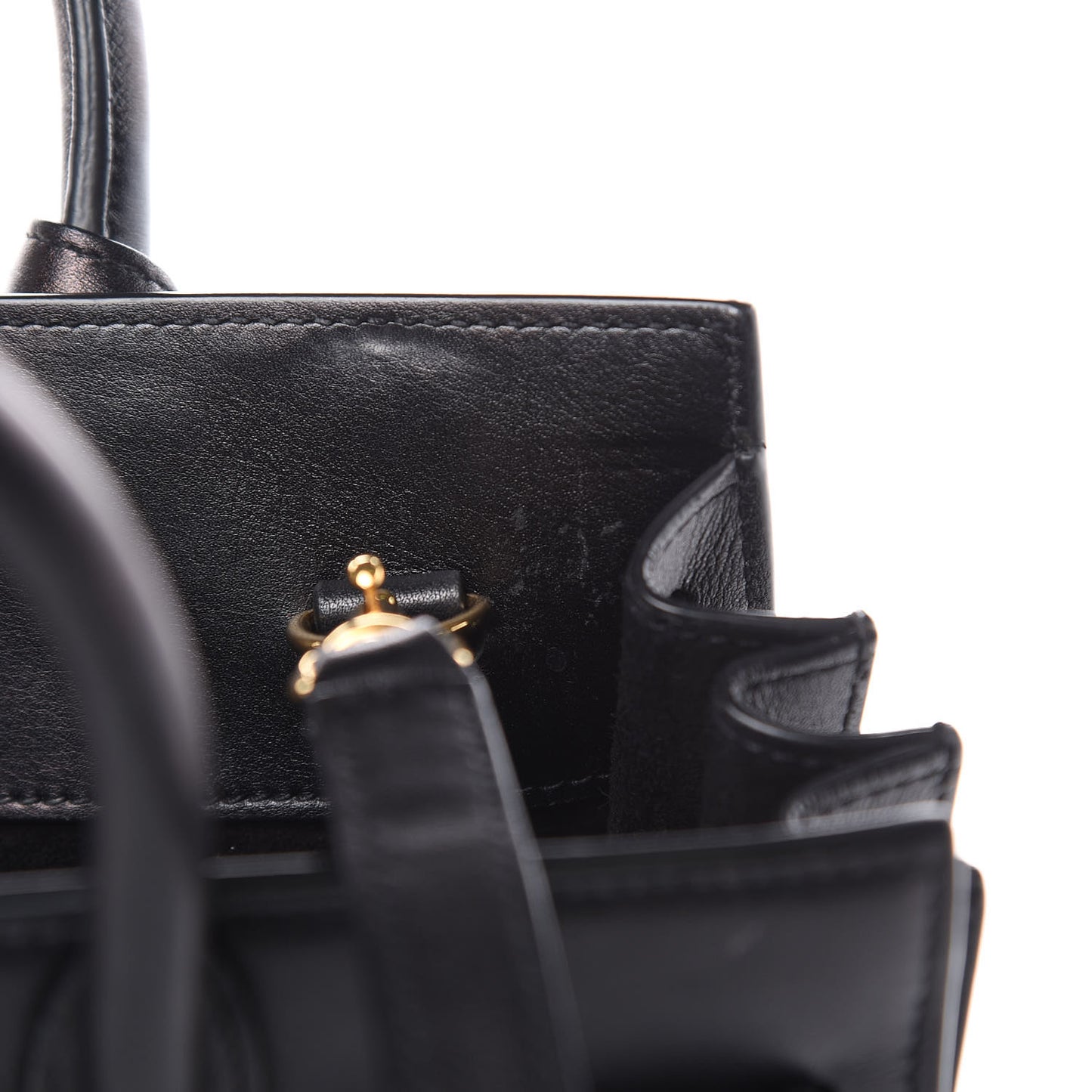 Calfskin Nano Sac de Jour Black