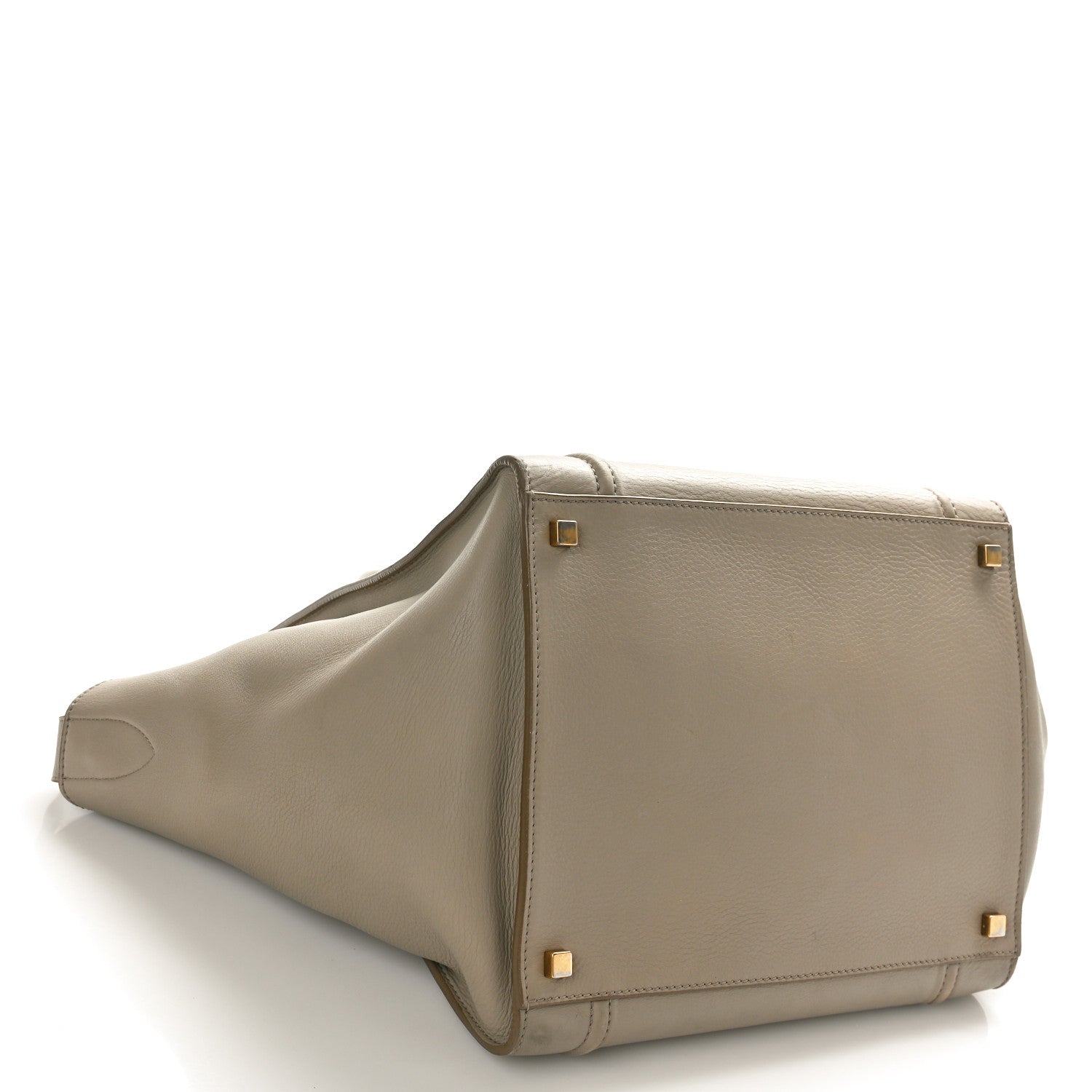 Celine Supple Calfskin Medium Phantom Luggage Beige 4 of 16