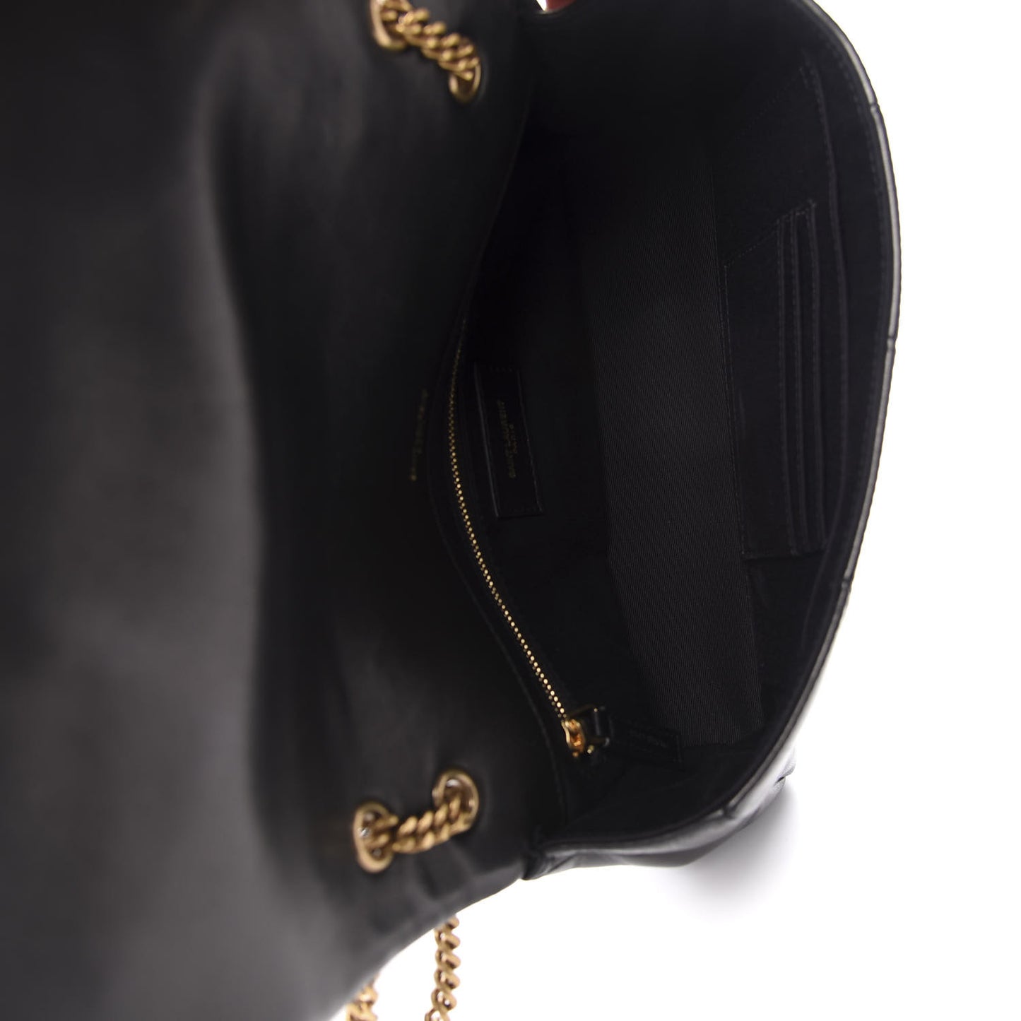 Lambskin Patchwork Monogram Medium Jamie Black