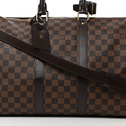 Louis Vuitton Damier Ebene Keepall Bandouliere 45 9 of 20