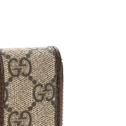 Gucci GG Supreme Web Ophidia Zip Around Card Case Brown 8 of 12