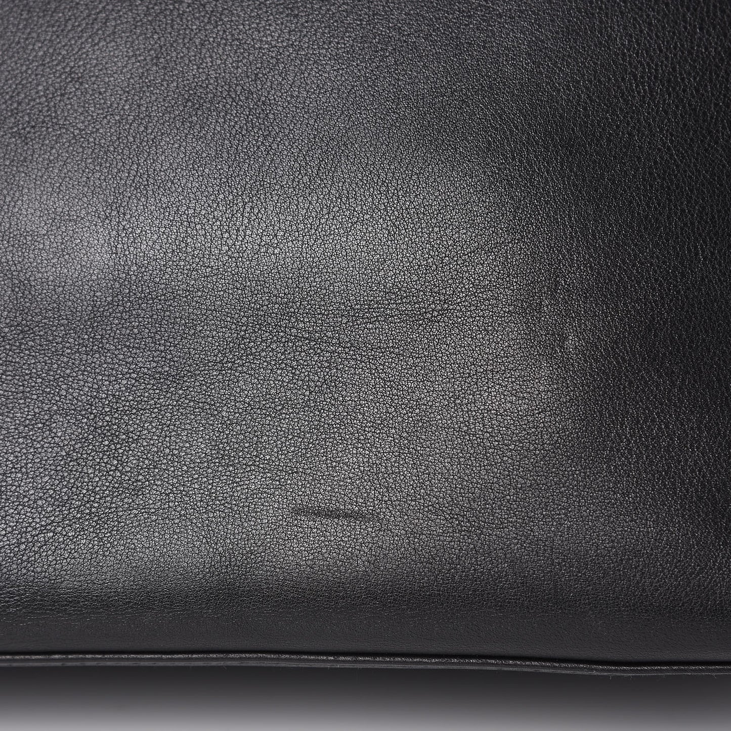 Calfskin Bamboo Shoulder Bag Black
