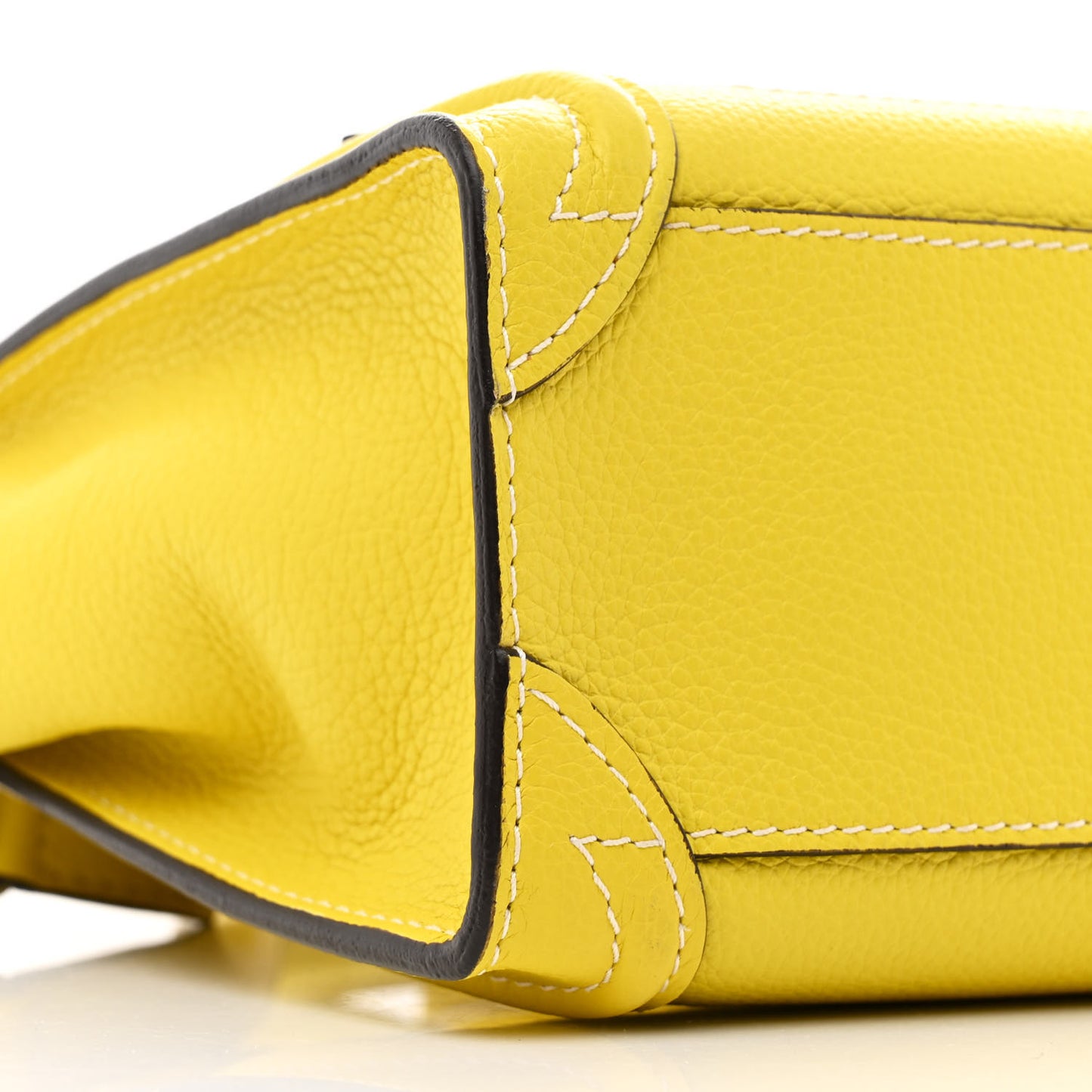 Drummed Calfskin Nano Luggage Acacia