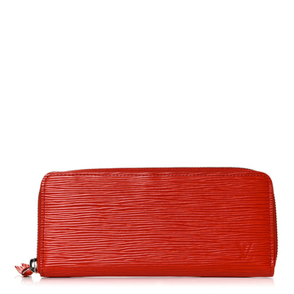 Louis Vuitton Epi Clemence Wallet Coquelicot 1 of 10