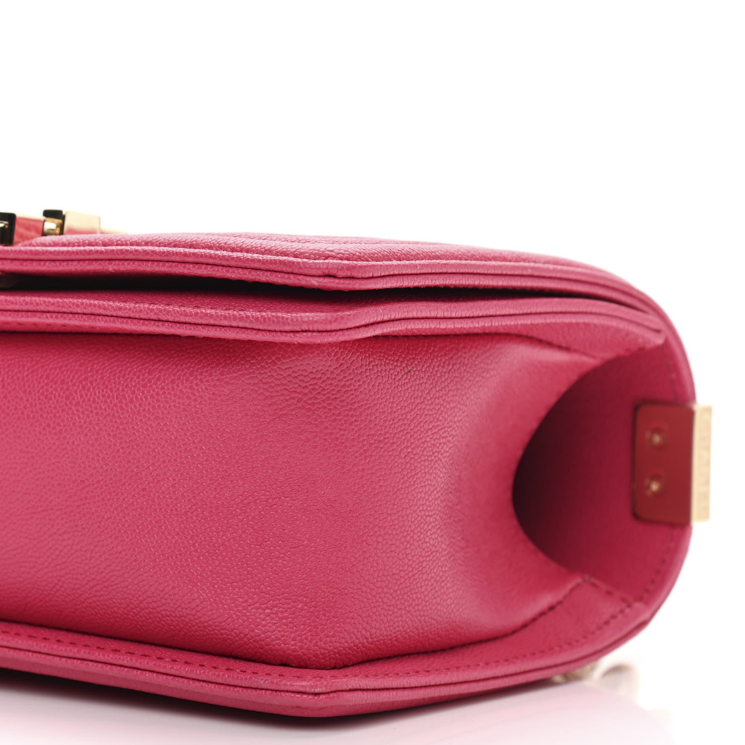 Chanel Caviar Quilted Small Boy Flap Fuchsia 10 of 10