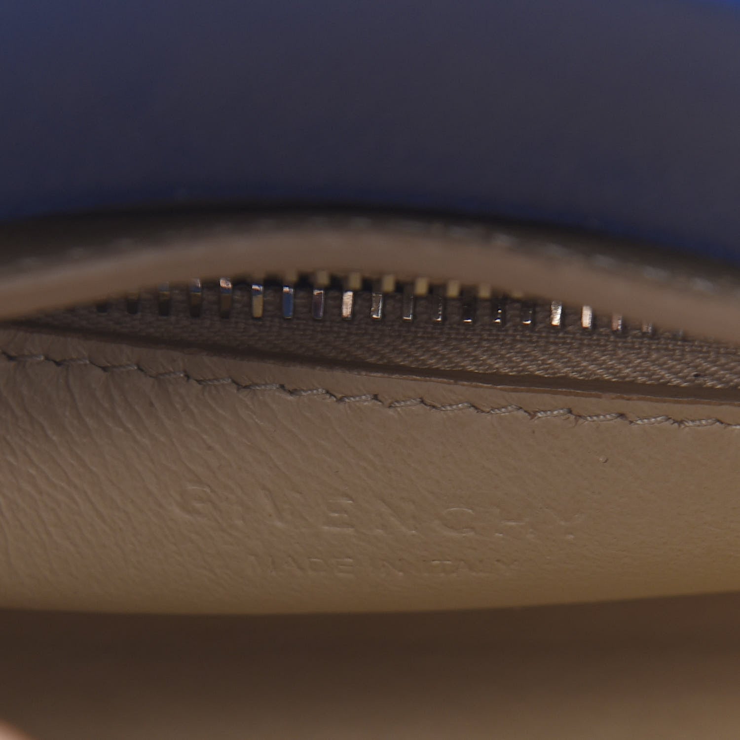 Givenchy Grained Calfskin Mini Horizon Satchel Blue 6 of 11