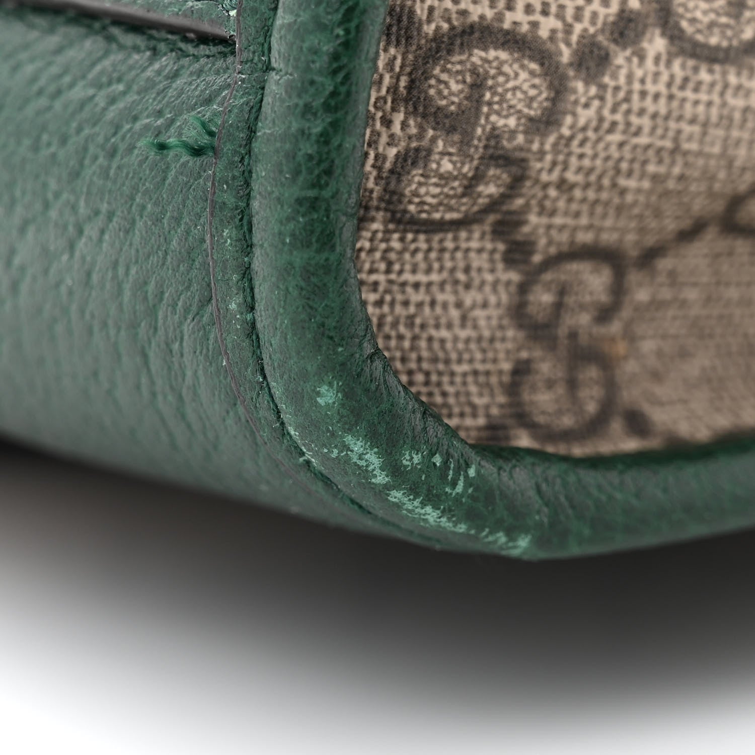 Gucci Soft GG Supreme Monogram Neo VintageWeb Skull Medium Duffle Bag Beige New Acero Green 14 of 20