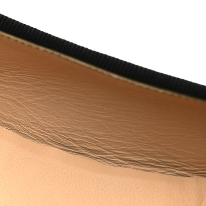 Chanel Lambskin Patent Cap Toe Ballerina Flats 39.5 Black 13 of 18