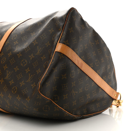 Louis Vuitton Monogram Keepall Bandouliere 55 10 of 15