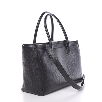 Chanel Deerskin Cerf Executive Shopper Tote Black 2 of 17