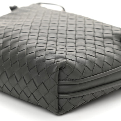 Bottega Veneta Nappa Intrecciato Nodini Crossbody Messenger New Light Grey 10 of 13