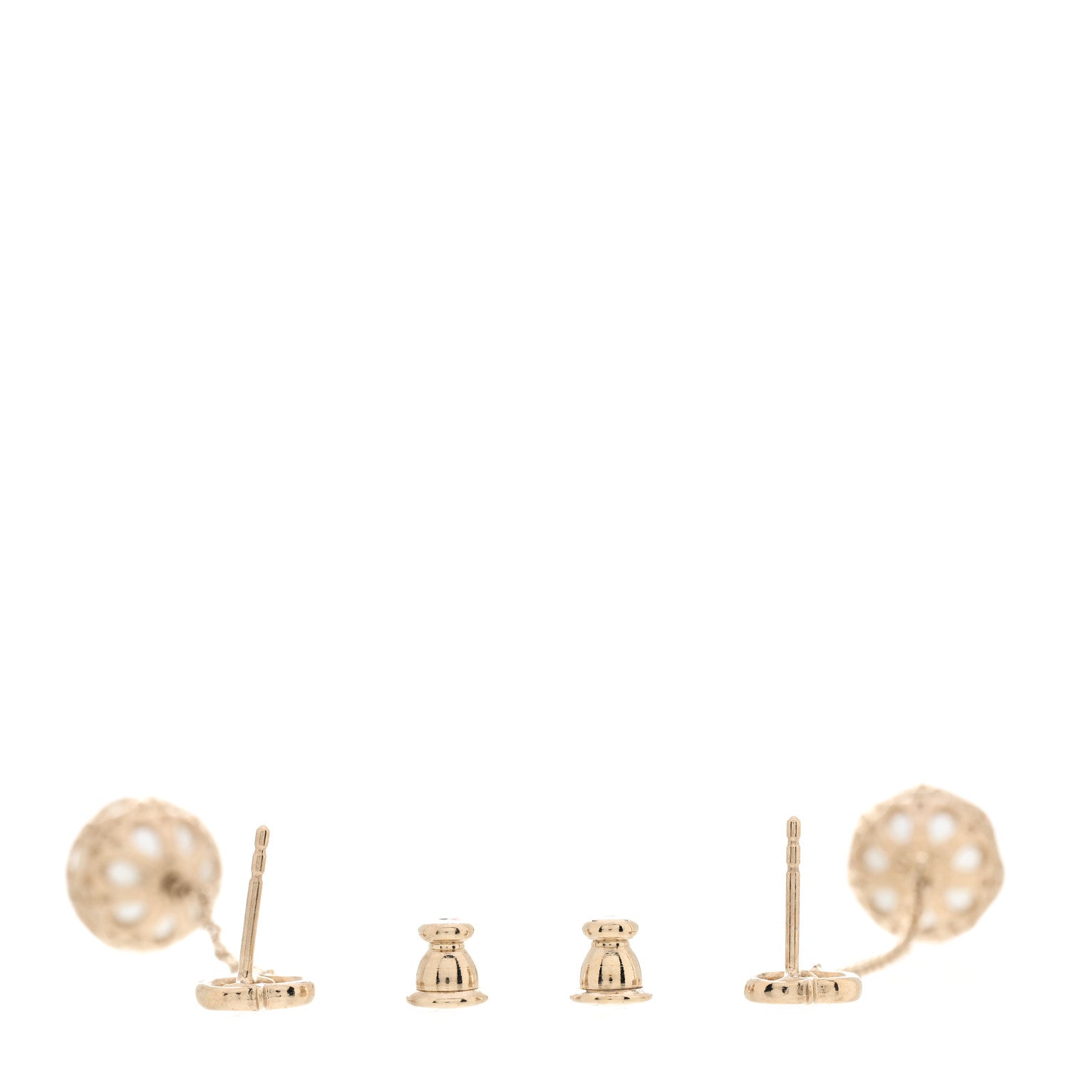 Christian Dior Pearl Secret Cannage Mise En Dior Tribales Dangle Earrings Gold 3 of 3
