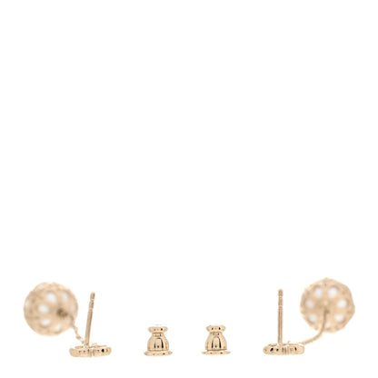 Christian Dior Pearl Secret Cannage Mise En Dior Tribales Dangle Earrings Gold 3 of 3