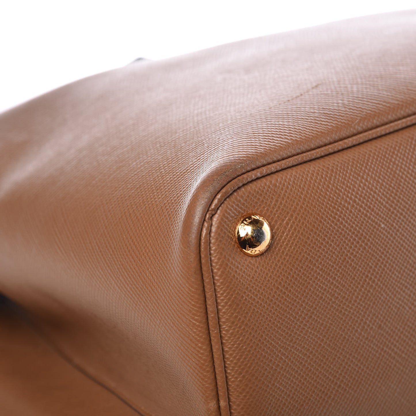 Saffiano Cuir Large Double Bag Canella Cocco