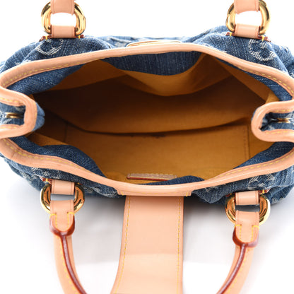 Louis Vuitton Monogram Denim Pleaty Blue 5 of 11